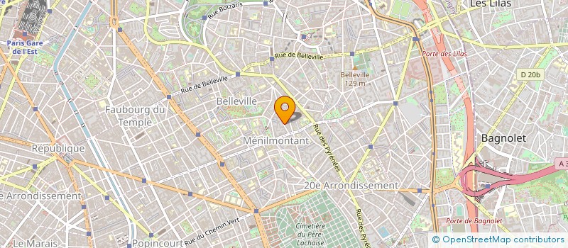 localisation de l'entreprise C.B.M.T. COURANTS BASSE & MOYENNE TENSIO  PARIS