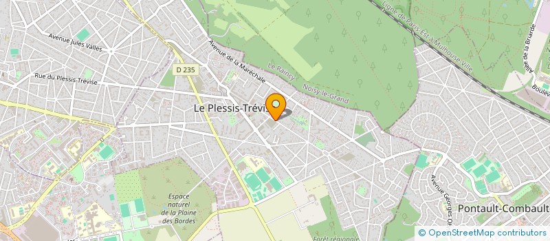 localisation de l'entreprise C B NET à LE PLESSIS-TREVISE