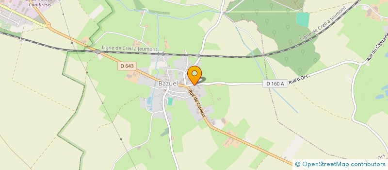 localisation de l'entreprise C B NORD  BAZUEL