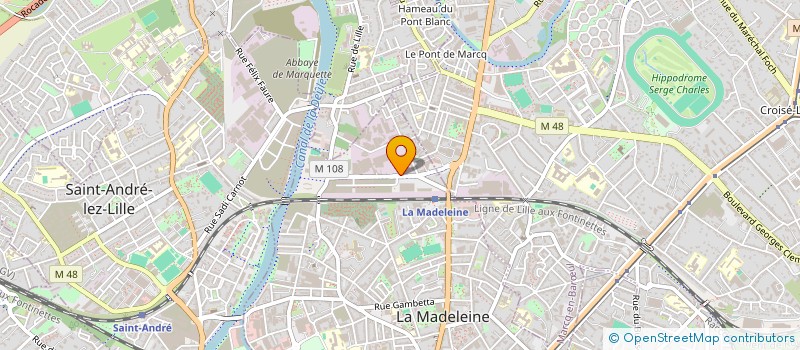 localisation de l'entreprise C.B.P à LA MADELEINE