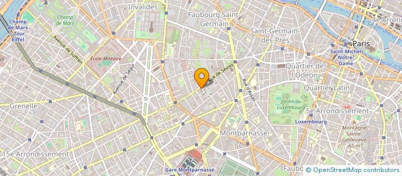 localisation de l'entreprise C.B.P.C. à PARIS