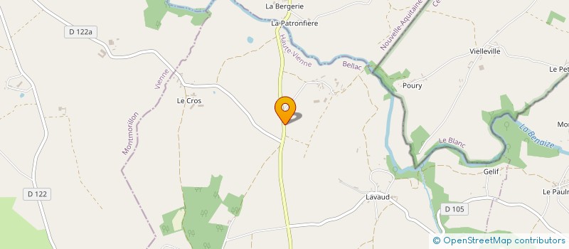localisation de l'entreprise C.B.P. L'AREDIENNE à AZAT-LE-RIS