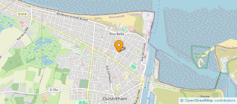 localisation de l'entreprise C&B PARTNERS  OUISTREHAM