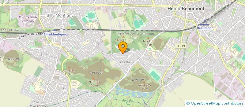 localisation de l'entreprise C.B PERFORMANCE à HENIN-BEAUMONT