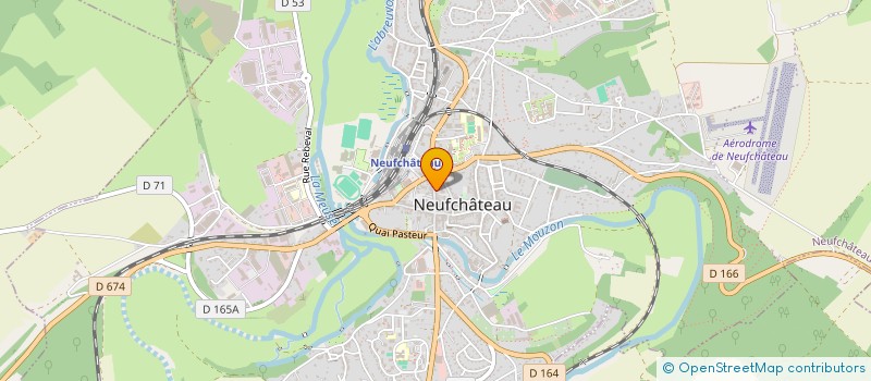 localisation de l'entreprise C.B.R à NEUFCHATEAU