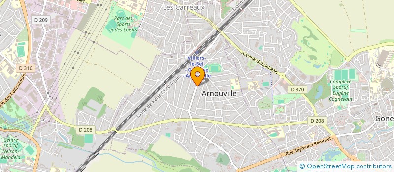 localisation de l'entreprise C.B.R CONCEPT à ARNOUVILLE