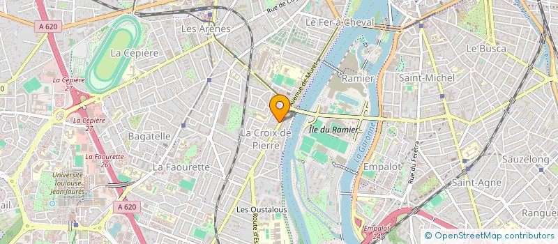 localisation de l'entreprise C.B.R. SARL à TOULOUSE