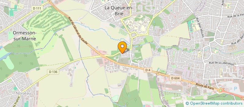 localisation de l'entreprise C B S B  LA QUEUE-EN-BRIE