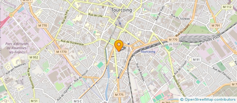 localisation de l'entreprise C B S CONSEIL BATI SERVICE à TOURCOING