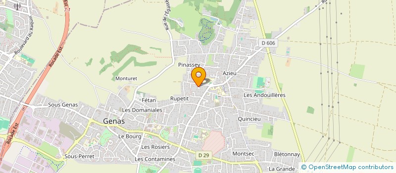 localisation de l'entreprise C.B.S.PREMIERE  GENAS