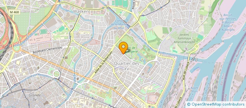 localisation de l'entreprise C.B. SERVICES à STRASBOURG
