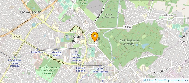 localisation de l'entreprise C B T P à CLICHY SOUS BOIS