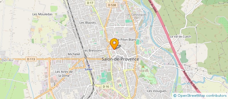 localisation de l'entreprise C B TEXTILE  SALON-DE-PROVENCE