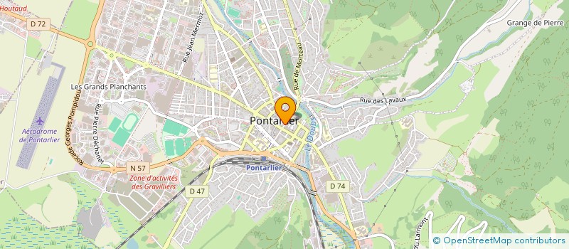 localisation de l'entreprise C.BARBER à PONTARLIER