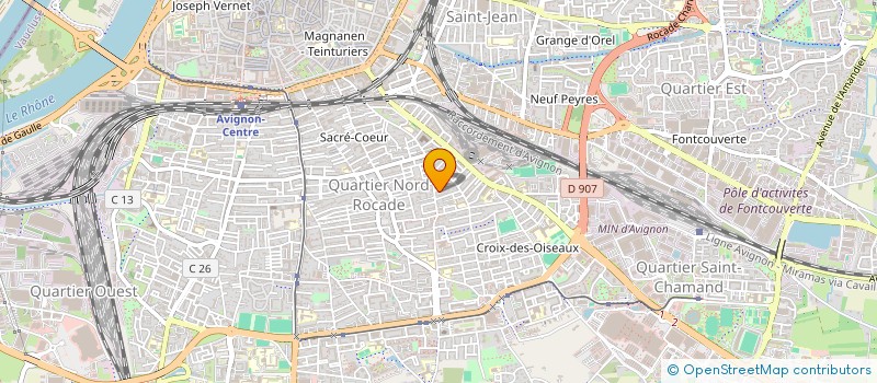 localisation de l'entreprise C BARRE  AVIGNON