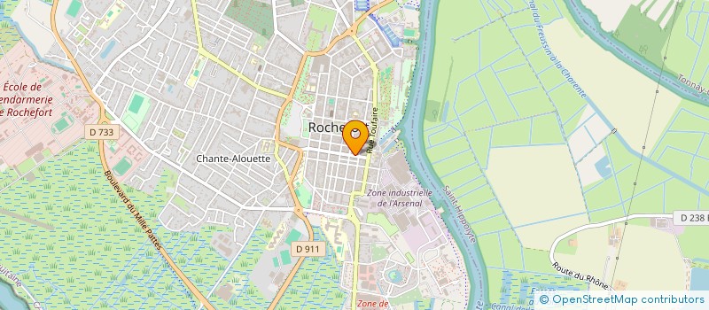 localisation de l'entreprise C' BAT à ROCHEFORT