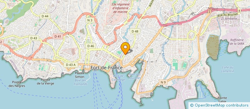 localisation de l'entreprise C BAT APPLICATION à FORT-DE-FRANCE