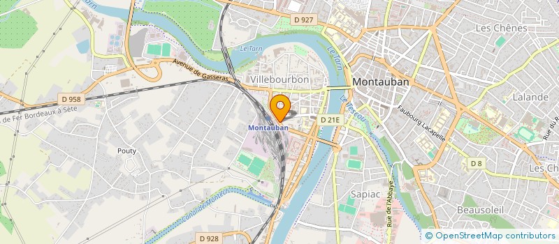 localisation de l'entreprise C-BAT CONSTRUCTIONS  MONTAUBAN