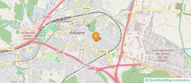 localisation de l'entreprise C. BAT - ETUDES & RENOVATION BATIMENTS à AUBAGNE
