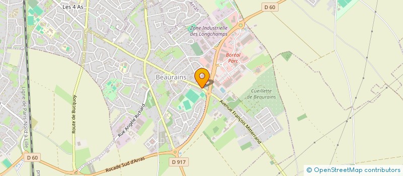 localisation de l'entreprise C BAT NETTOYAGE  BEAURAINS