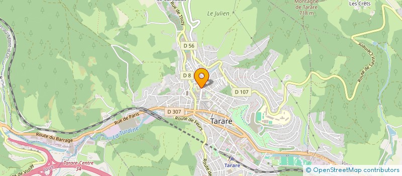 localisation de l'entreprise C'BAU LIMMO  TARARE