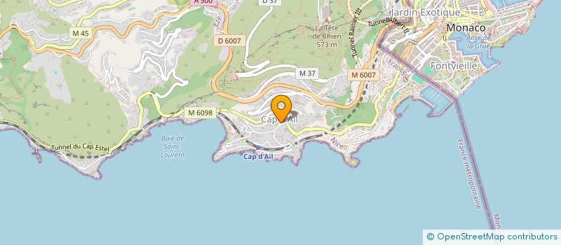 localisation de l'entreprise C.BAY FRANCE  CAP-D'AIL