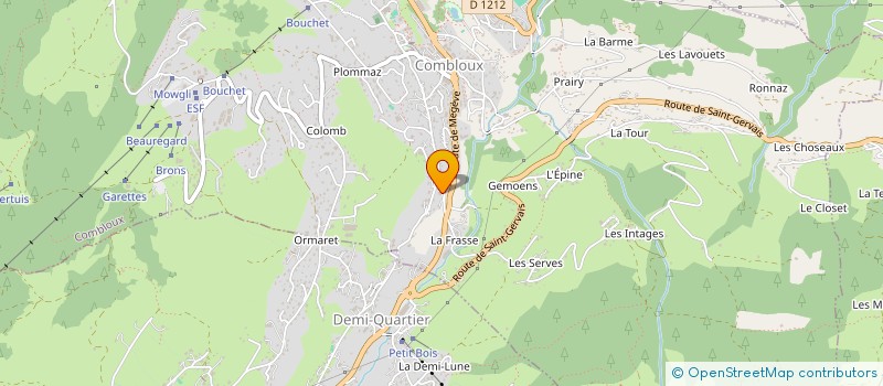 localisation de l'entreprise C'BEL  COMBLOUX