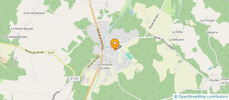 localisation de l'entreprise C.BERNEVAL à GARAT