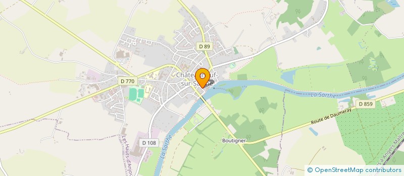 localisation de l'entreprise C.BIDET  LES HAUTS-D'ANJOU