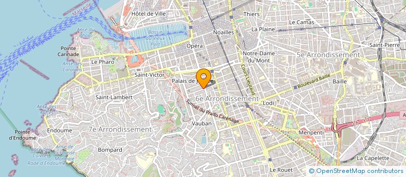 localisation de l'entreprise C'BIO SERVICES  MARSEILLE