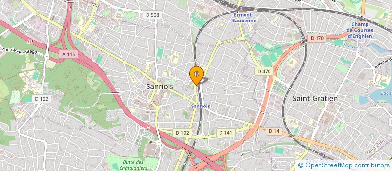 localisation de l'entreprise C'BO  SANNOIS