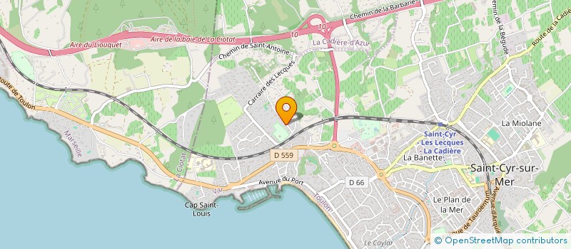 localisation de l'entreprise C BOIS ET DERIVES à SAINT-CYR-SUR-MER