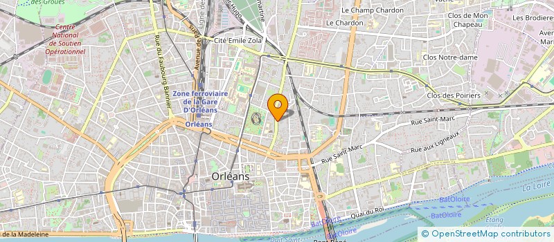localisation de l'entreprise C. BOURY PARTICIPATIONS à ORLEANS
