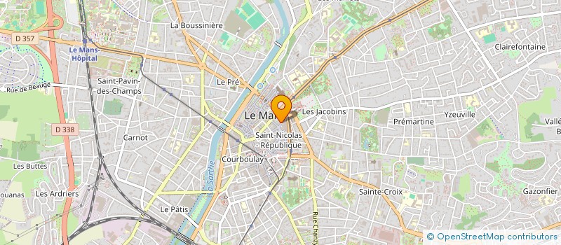 localisation de l'entreprise C - BOUTIQUES 8 à LE MANS