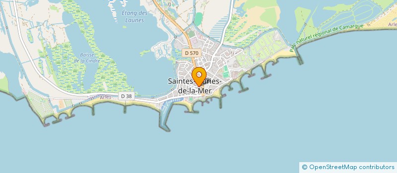 localisation de l'entreprise C'BROC DISTRI à SAINTES-MARIES-DE-LA-MER