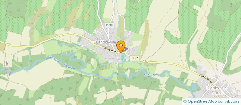 localisation de l'entreprise C. BROCARD à CELLES-SUR-OURCE