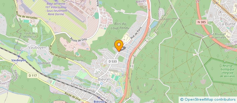localisation de l'entreprise C'BULLE DE BIEN ETRE à BIEVRES