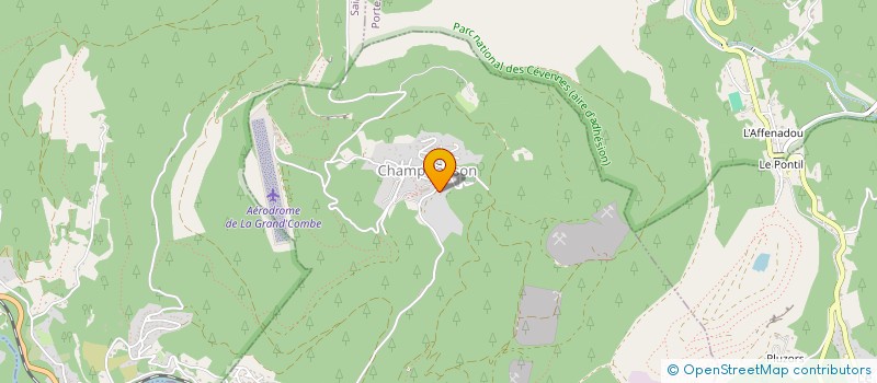 localisation de l'entreprise C & C  LA GRAND COMBE