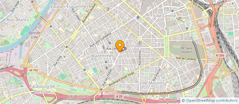 localisation de l'entreprise C & C à LILLE