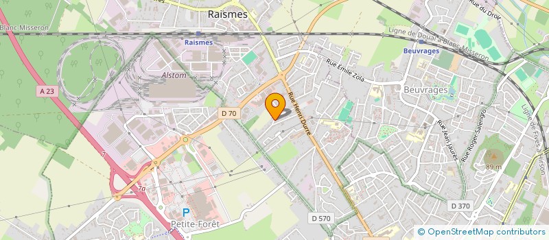 localisation de l'entreprise C.C  RAISMES