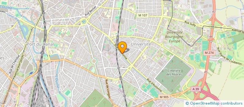 localisation de l'entreprise C & C à DIJON