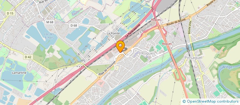 localisation de l'entreprise C & C  ROQUES