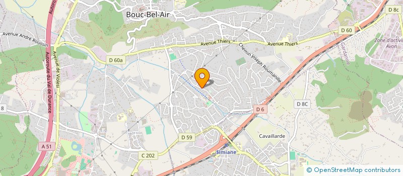 localisation de l'entreprise C & C à BOUC-BEL-AIR