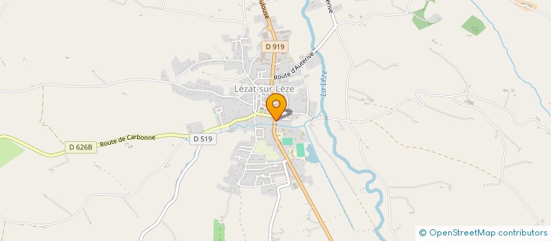 localisation de l'entreprise C&C à LEZAT-SUR-LEZE