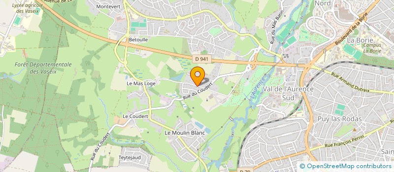 localisation de l'entreprise C&C à LIMOGES