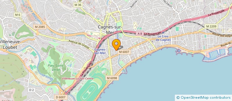 localisation de l'entreprise C.C à CAGNES-SUR-MER