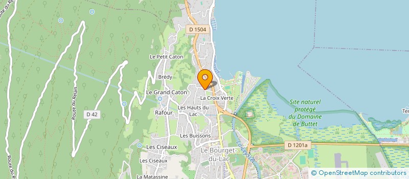 localisation de l'entreprise C & C  LE BOURGET-DU-LAC