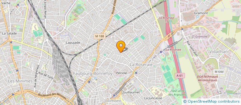 localisation de l'entreprise C&C à TOULOUSE