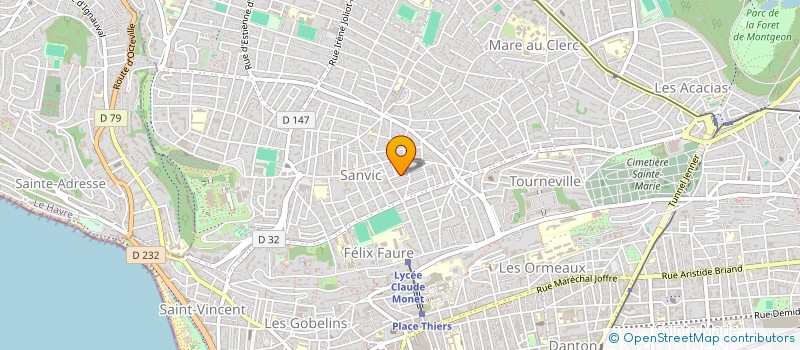 localisation de l'entreprise C&C à LE HAVRE