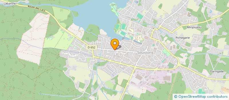 localisation de l'entreprise C&C  SOUSTONS